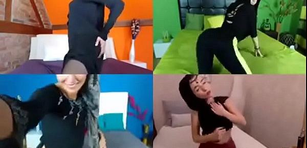  hijabi camgirl quartet